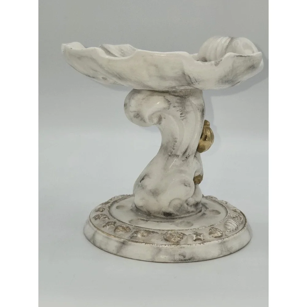 Vintage Napcoware Toothbrush Holder Cherub Alabastro‎ C-531 4.75